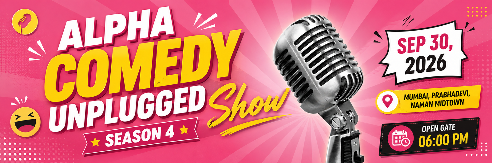 Alpha Comedy Unplugged Season 4